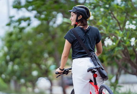 電気自動車・自転車での通勤